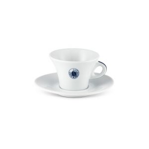 Set tazza cappuccino e piattino in porcellana Caffe Borbone X6