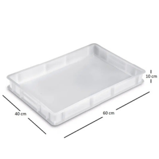 Contenitore in Plastica Rinforzata per Lievitazione Panetti 40x60x10cm - immagine 7